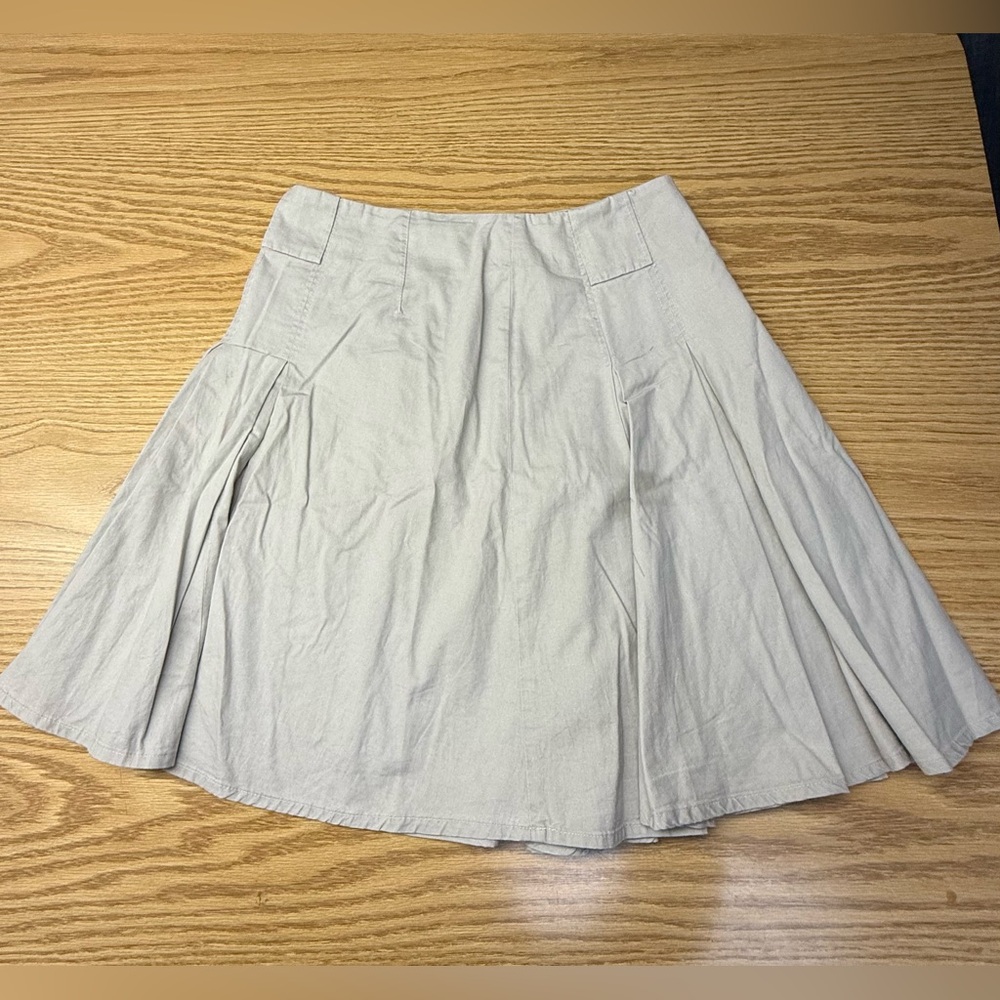 D&G Light Beige A-Line Skirt